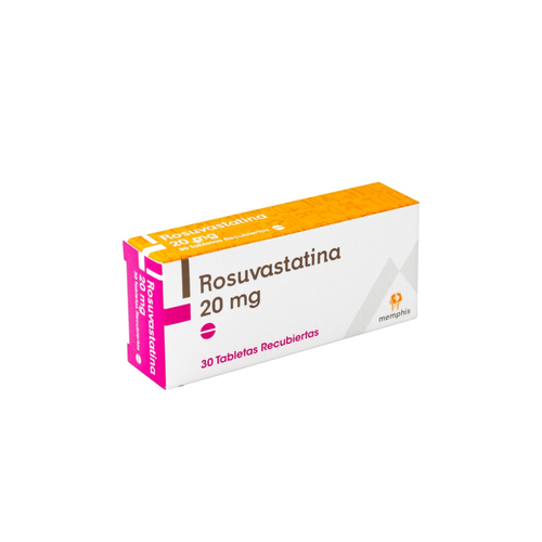 Rosuvastatina 20Mg Caja X30 Tabletas Memphis