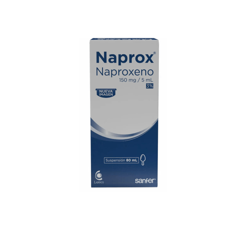 Naprox 150Mg/5Ml Suspensión Oral Frasco X80Ml