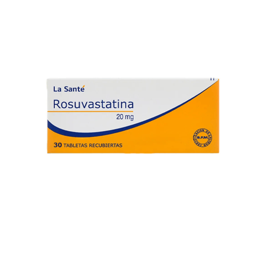Rosuvastatina 20 Mg Tableta Recubierta La Santé Caja X 30 Tabletas