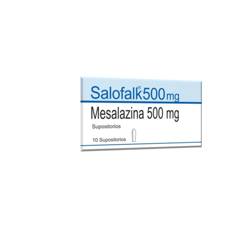 Salofalk 500 Mg Caja X 10 Supositorios