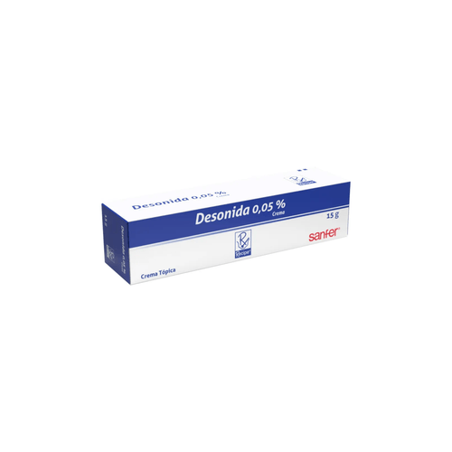 Desonida Crema 0.05% Caja Con Tubo Con 15 G Rx