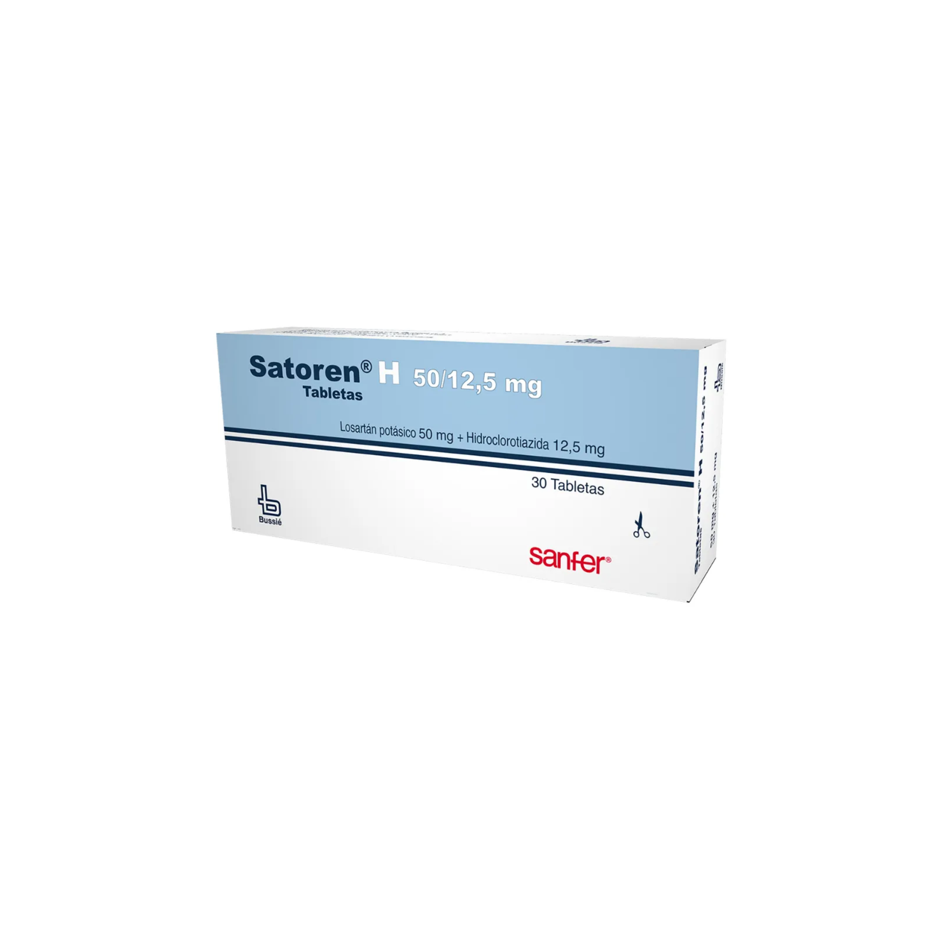 Satoren H 50 Mg / 12, 5 Mg Caja X 30 Tabletas | Axalotiene