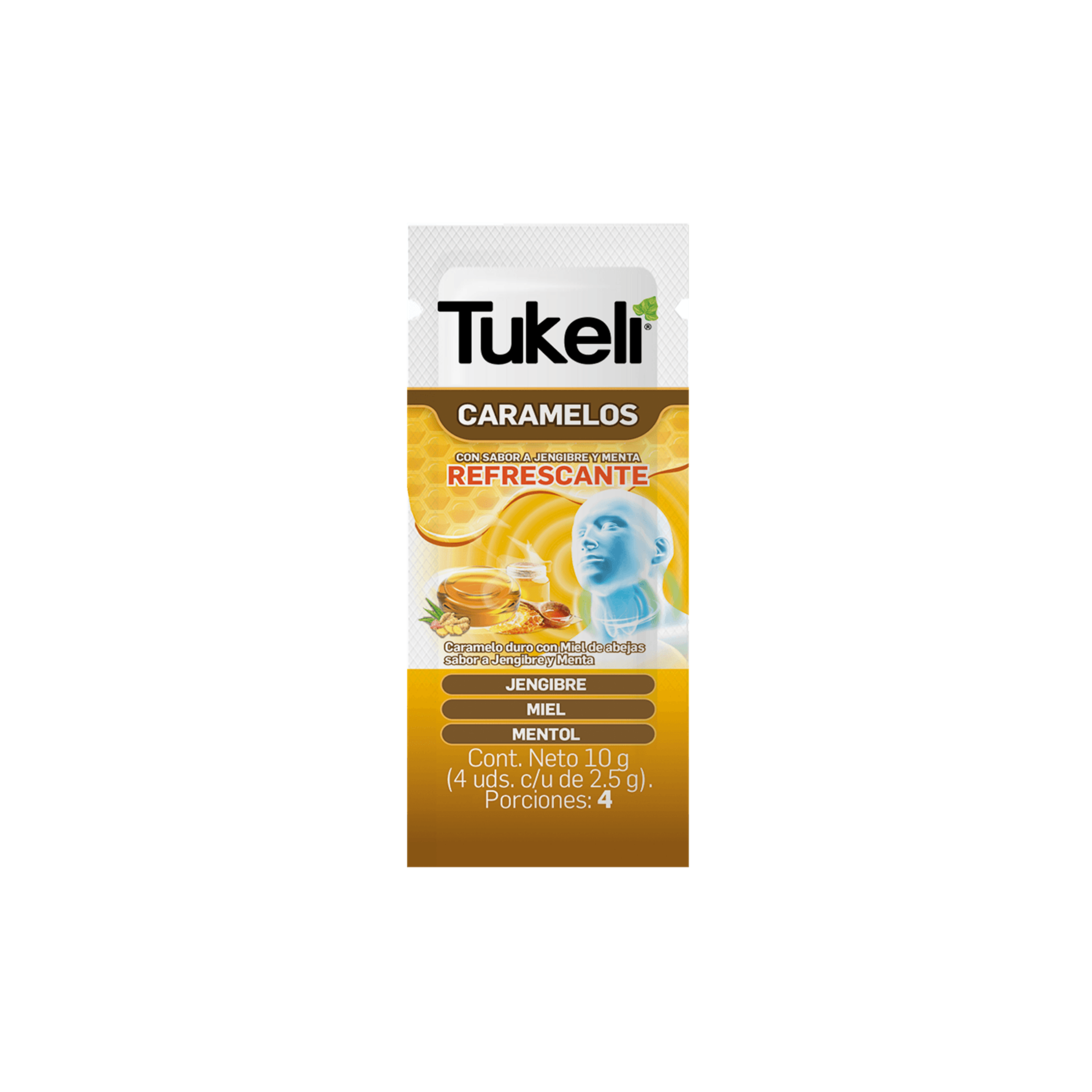 Tukeli Caramelo Display X 25 Sobres Genomma | Axalotiene - AXA lo tiene