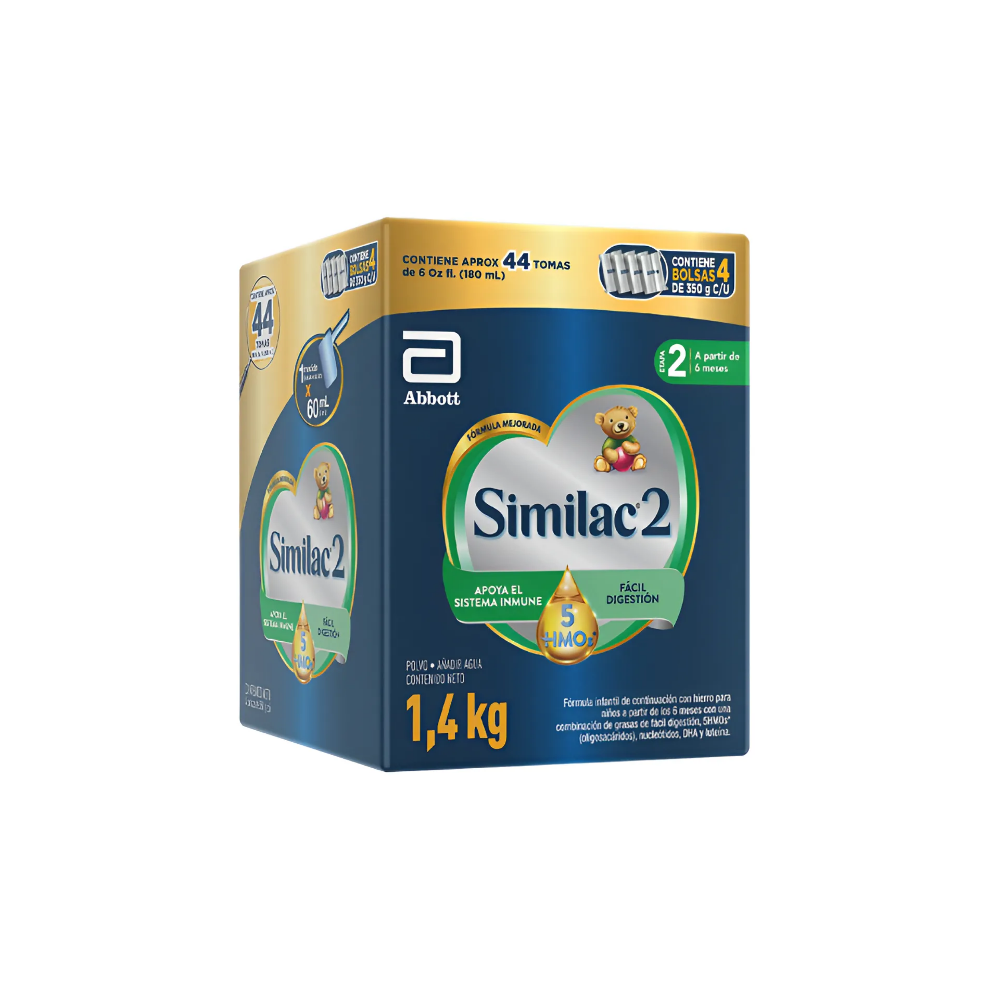 Similac 2 5Hmo Caja X 2 Bolsas 350 Gr Abbott | Axalotiene