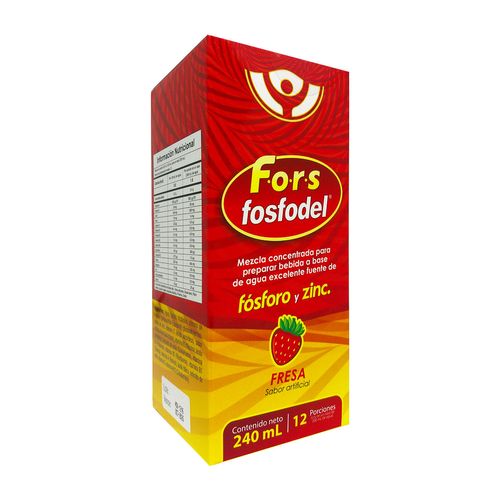 Fors Fosfodel Jarabe Fresa Frasco X 240 Ml Padel