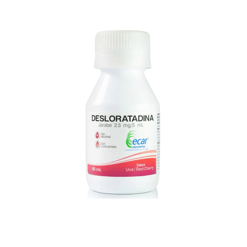 Desloratadina 0.5 Mg/Ml Frasco X Jarabe 60 Ml Ecar