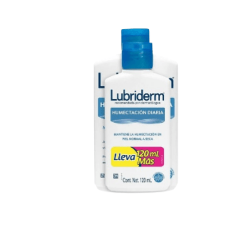 Loción Lubriderm Humectación Diaria Frasco X 400 Ml + 120 Ml Johnson