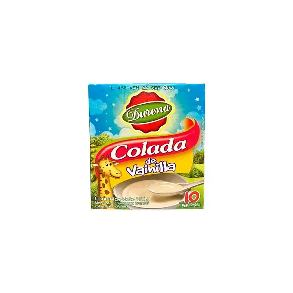 Colada Durena Vainilla X 30 Gr Cocereales | Axalotiene