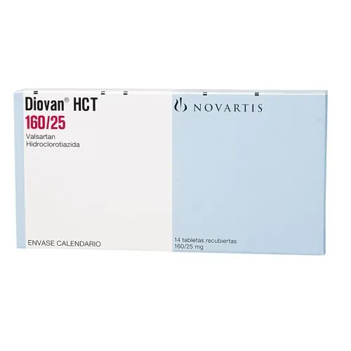 Diovan Hct Valsartan 160 Mg Hidroclorotiazida 25 Mg Caja X 14 Tabletas Siegfried