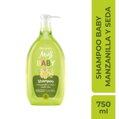 Shampoo Muss Baby Manzanilla Frasco X 750 Ml Recamier