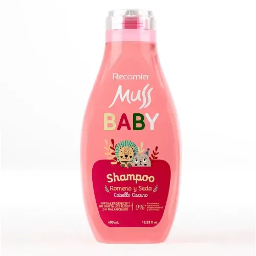 Shampoo Muss Baby Romero Seda Frasco X 400 Ml Recamier