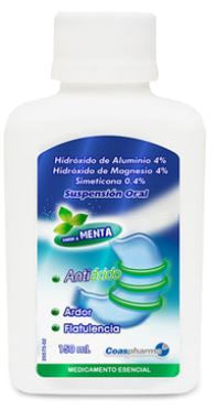 Hidroxido Aluminio + Magnesio + Simeticona Frasco X 150 Ml Suspensión Coaspharma