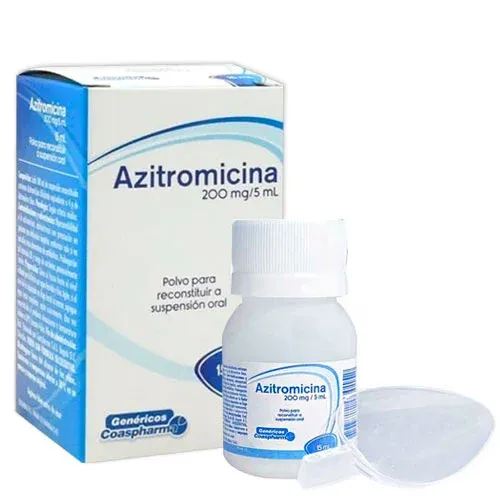 Azitromicina 200 Mg/5Ml Frasco X 15 Ml Suspensión Coaspharma