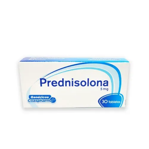 Prednisolona 5 Mg Caja X 30 Tabletas Coaspharma