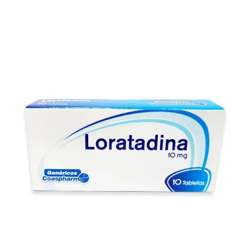 Loratadina 10 Mg Caja X 10 Tabletas Coaspharma