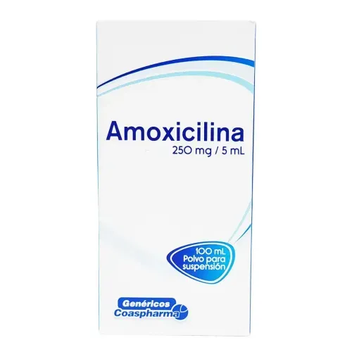 Amoxicilina 250 Mg/5Ml Frasco X 100 Ml Coaspharma