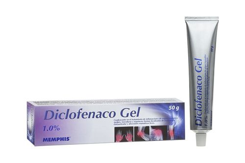 Diclofenaco 1% Tubo X 50 Gr Gel Memphis