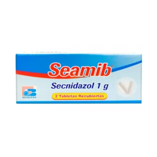 Seamib Secnidazol 1 Gr Caja X 2 Tabletas Bioquifar