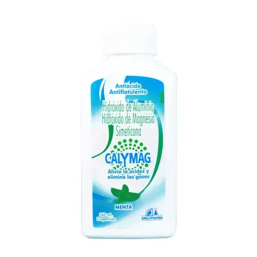 Calymag Menta Hidroxido De Aluminio Frasco X 360 Ml Anglopharma