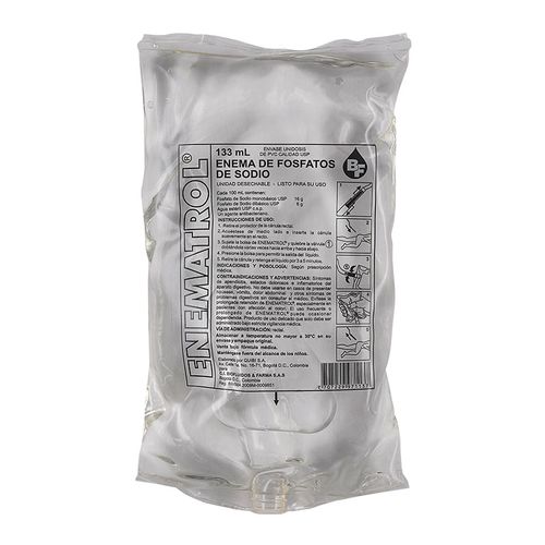 Enematrol Fosfato Bolsa 133 Ml Suspensión Rectal Quibi