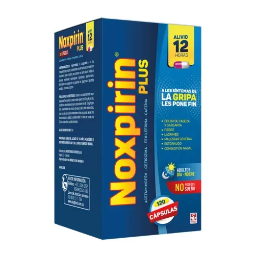 Noxpirin Plus Caja X 120 Cápsulas Siegfried