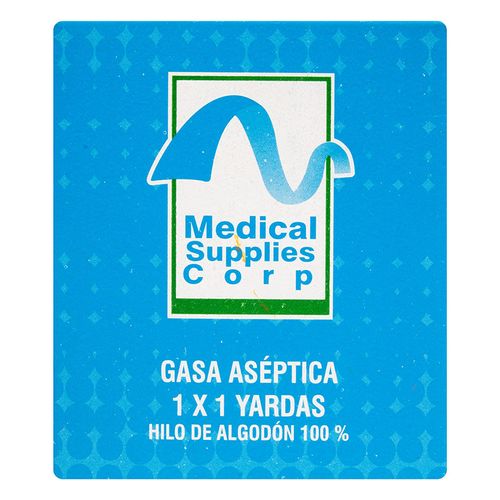 Gasa Aseptica Cuadrada 1X1 Yarda Vendamos