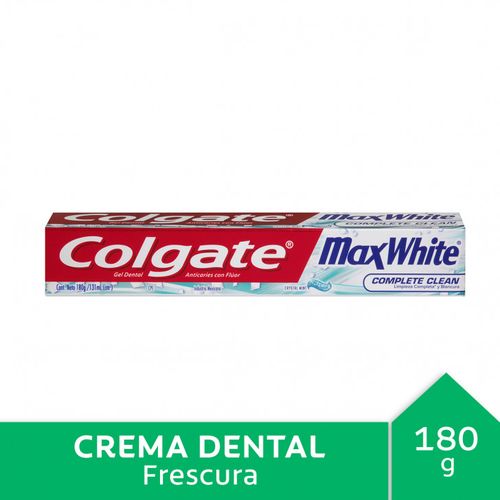 Crema Dental Colgate Max White Tubo X 180 Gr