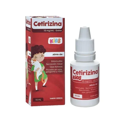 Cetirizina 10 Mg/Ml Frasco X 15 Ml Gotas Memphis