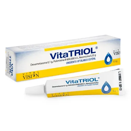 Vitatriol 3.5Mg/1Mg/6000Ui Ünguento Oftálmico Tubo X 3.5 Gr Vitalis