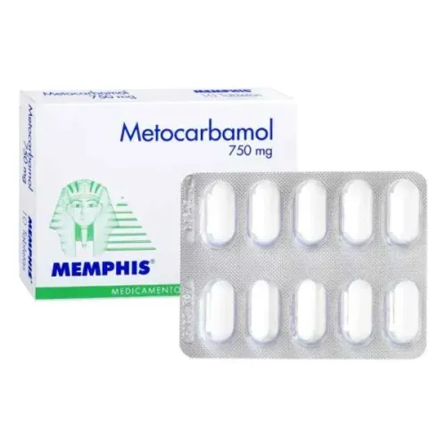 Metocarbamol 750 Mg Caja X 10 Tabletas Memphis