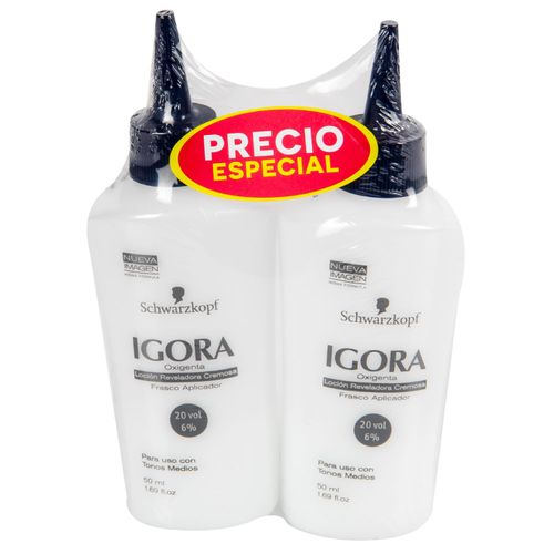 Oxigenta Igora Vital 20 Volúmenes Frasco X 50 Ml 2 Unidades Precio Especial Henkel