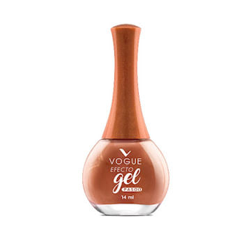 Esmalte Vogue Efecto Gel Tono Mocha Frasco x 14 ml