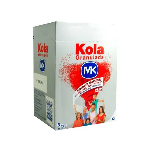 Kola Full Suplemento Nutricional MK Caja x 6 Sobres de 25 g