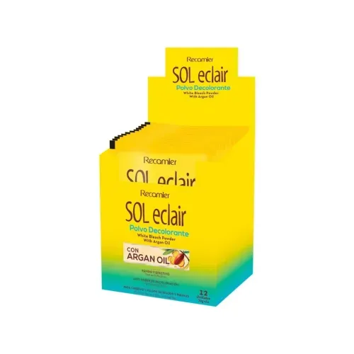 Polvo Decolorante Soleclair Display x 12 Sobres de 20 g