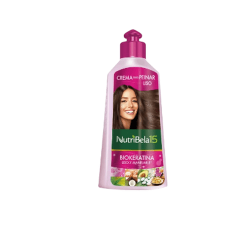 Crema para Peinar Nutribela Biokeratina Frasco x 300 ml
