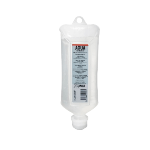 Agua Estéril Bolsa PEBD x 500 ml