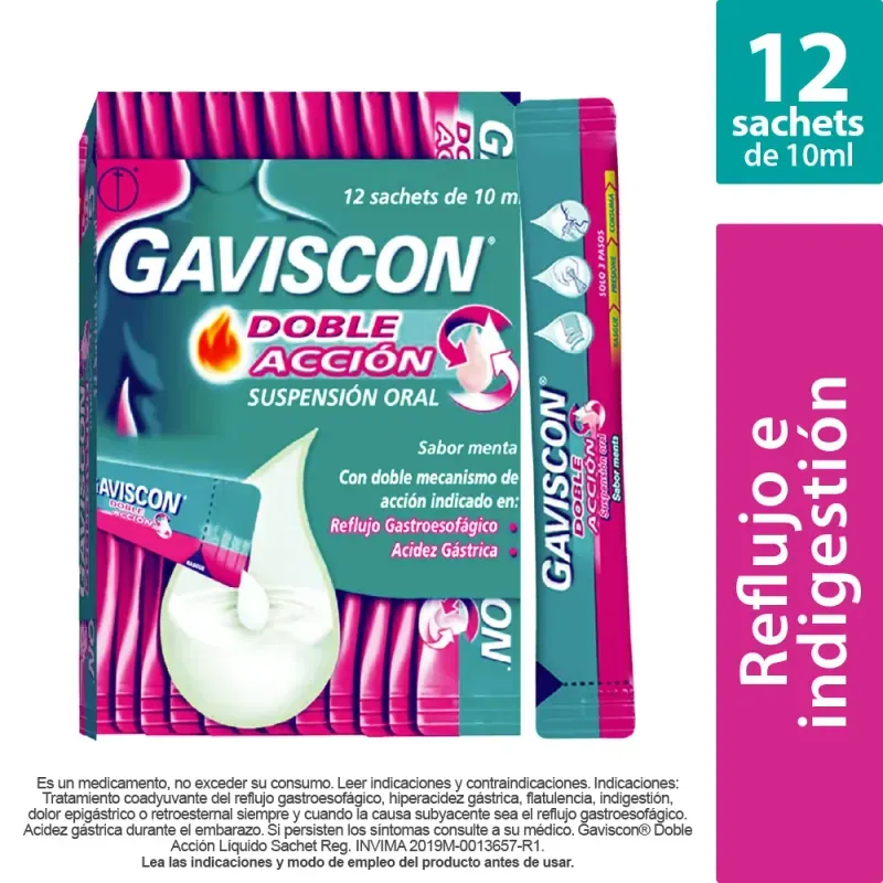 Gaviscon Sachet Doble Acción Display 12