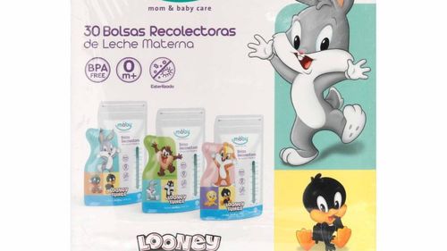 Bolsas Recolectoras de Leche Materna MOBY x 30 Unidades