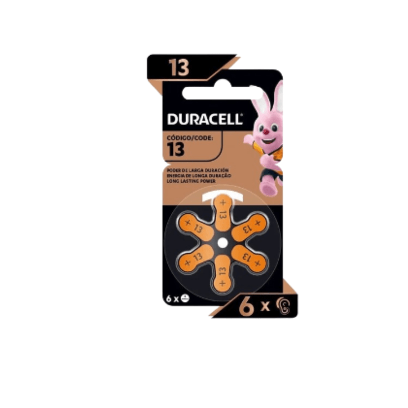 Pila Duracell Zinc Tipo 13 Haza Caja 6 Unidades