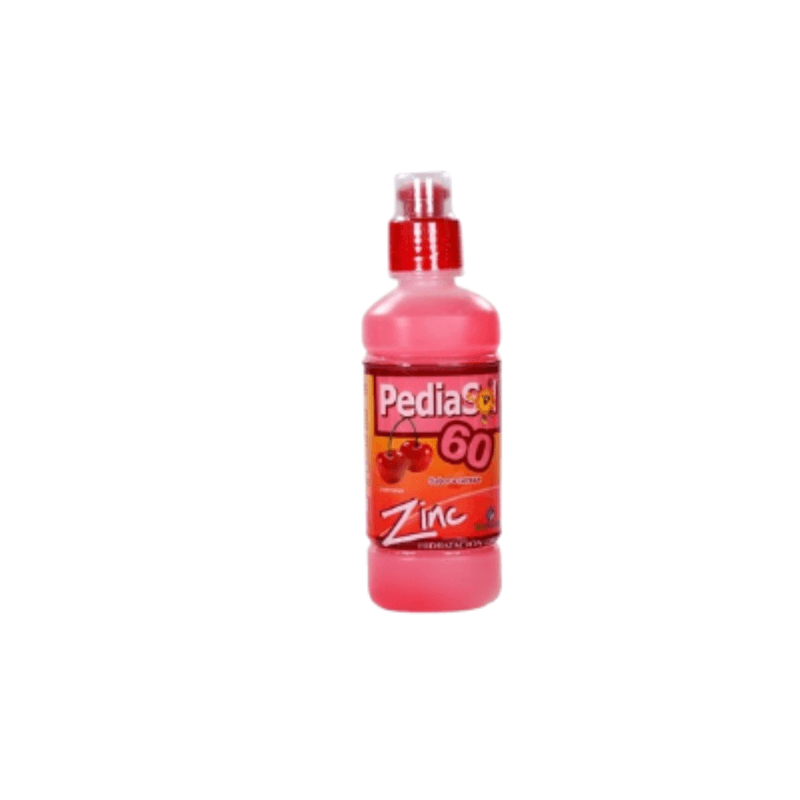 Pediasol 60 Zinc Sabor Cereza Frasco 250 Ml