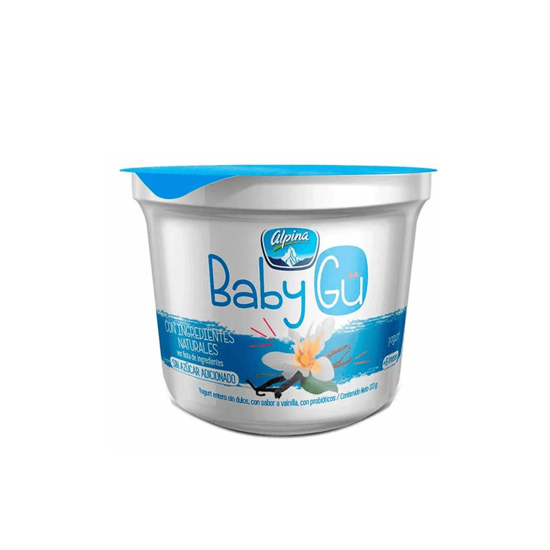 Yogurt Natural Sabor Vainilla Frasco 113 Gr
