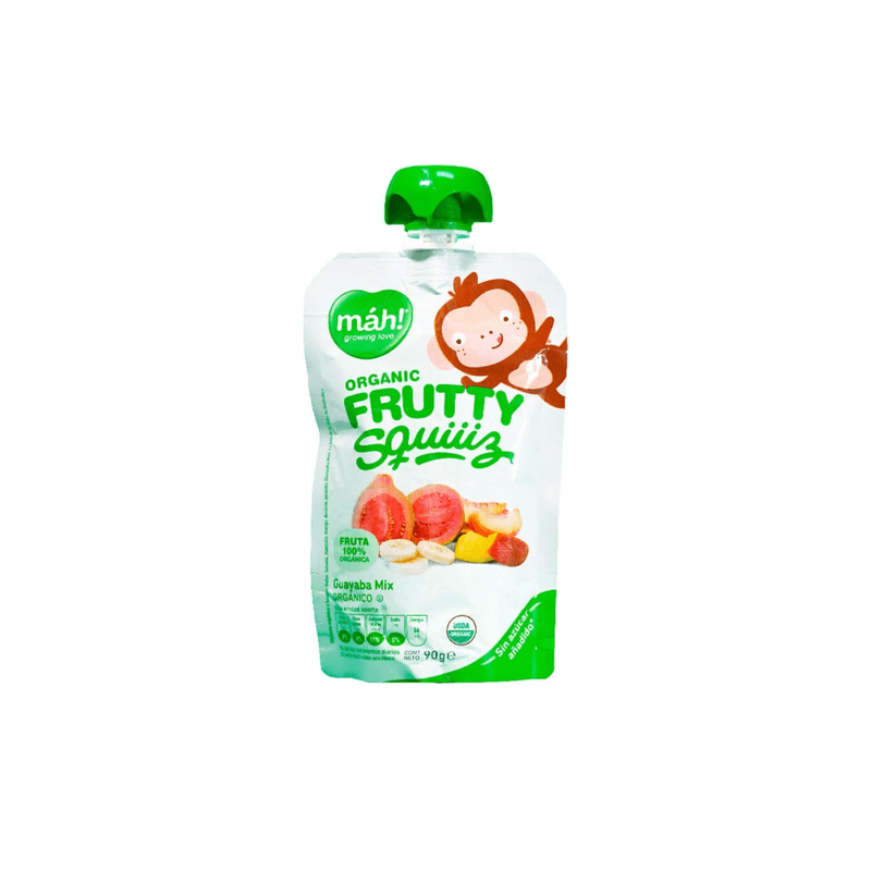 Puré Orgánico Mah Guayaba Mix Frasco 90 Gr