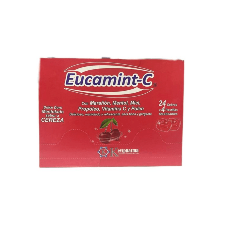 Eucamint C Cereza Sobres 6 Gr Caja 24