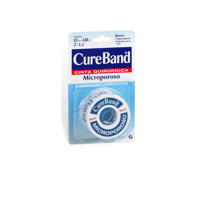 Esparadrapo Cure Banmicro Blanco 1X5 Unidad