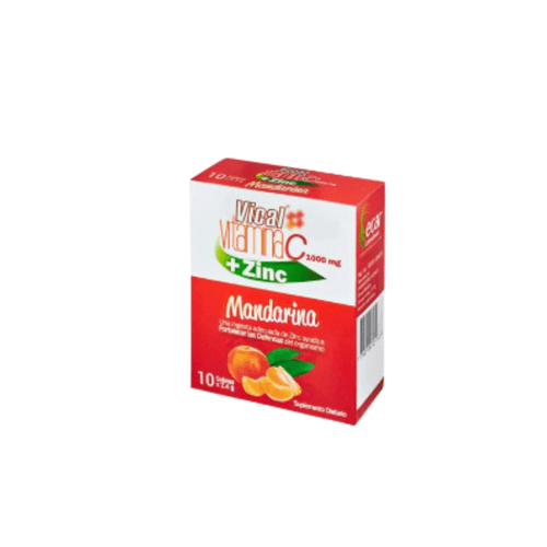 Vical Vitamina C + Zinc Mandarina Caja 10 Sobres 2.4 Gr