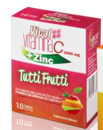 Vical Vitamina C Zinc Tutti Frutti 10 Sobres