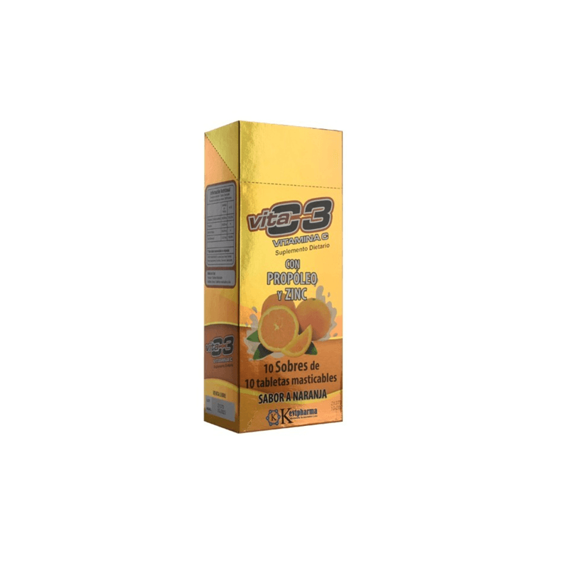 Vita C3 500/100/100 mg Tabletas x 100