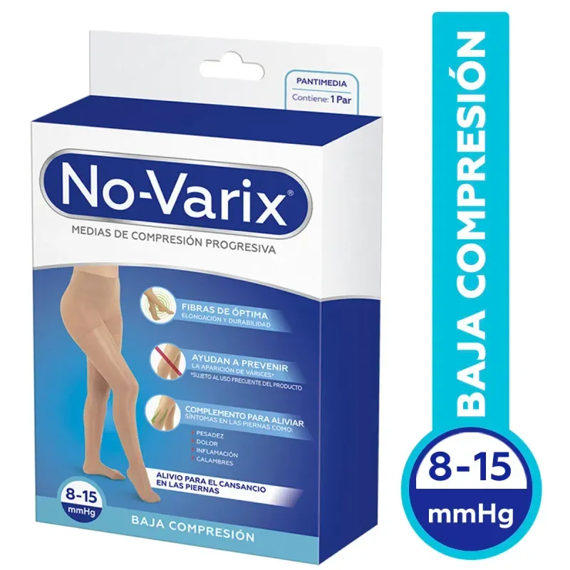 Pantimedia No Varix 8-15 Transparente Talla M