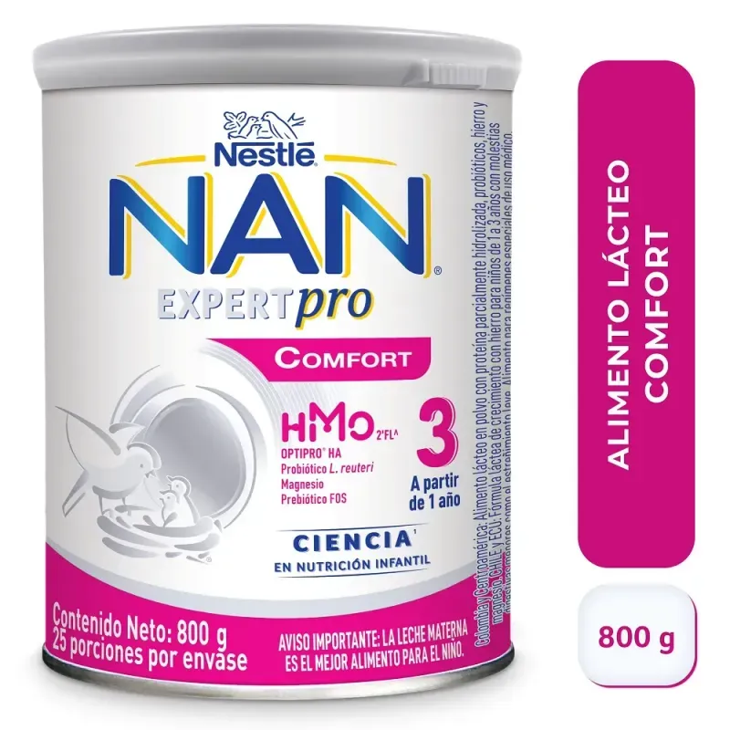 Nan Comfort 3 Fórmula Infantil Lata 800 Gr