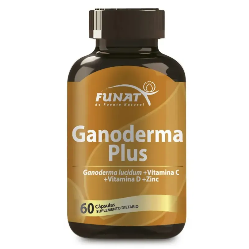 Ganoderma Plus Funat Frasco 60 Cápsulas